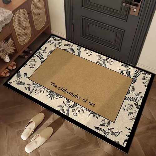 以色列。进门家用入户可擦耐磨脚垫玄关可裁剪复古风美式地垫防滑