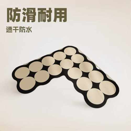 Cratejoy脚垫垫卫生间l干防滑厕所洗手间L地毯浴室型强吸水硅藻泥