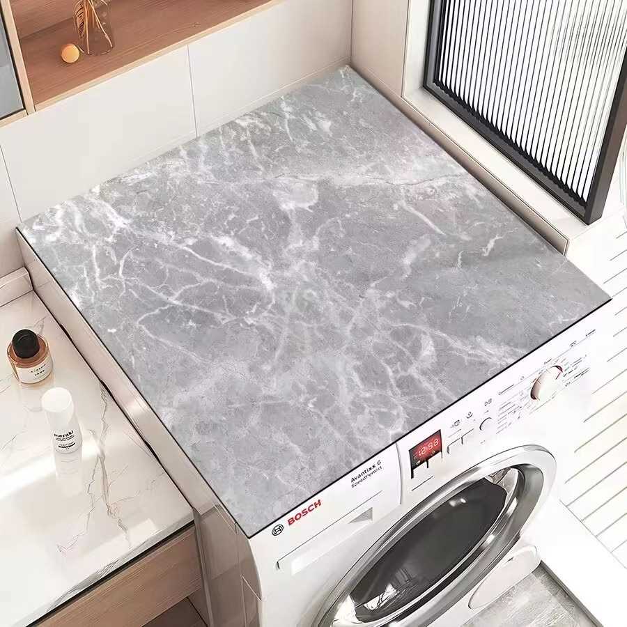 Emag泥轻奢易北欧硅藻大理石台面垫吸水台面沥水滚筒垫洗衣机打理