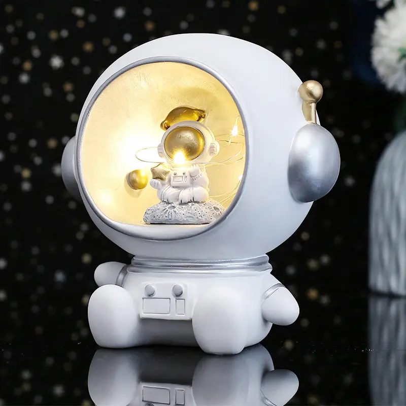 太空人卧室氛围星星夜灯客厅电视柜宇航员创意摆件送少儿生日礼物