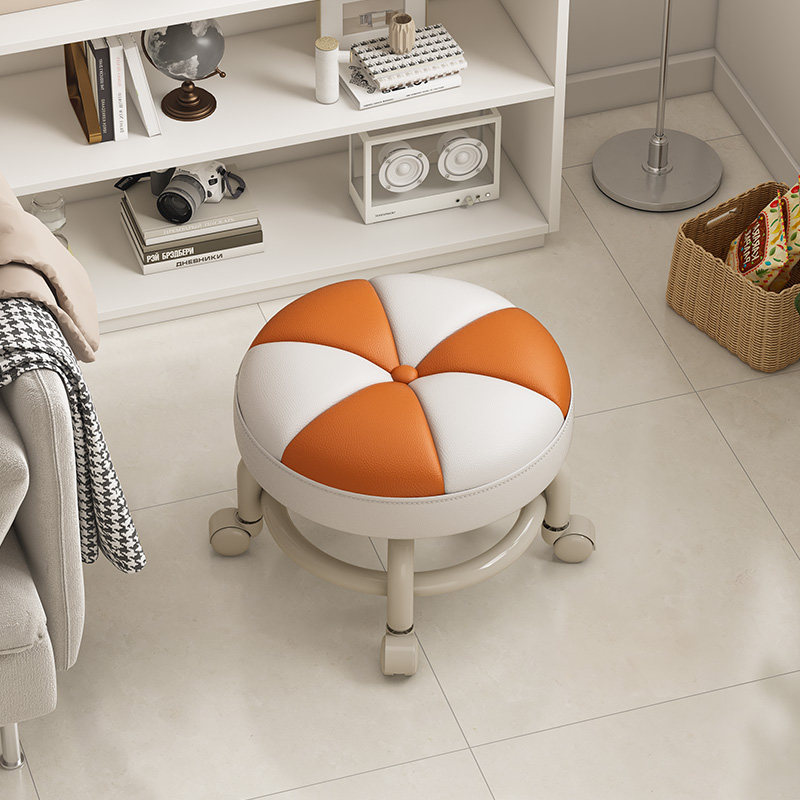 万向轮家用小凳子滑轮矮凳带娃z神器儿童带滑轮板凳懒人圆凳靠背,住宅家具,万向轮凳,淘宝优惠券,粉丝福利购,淘宝优惠卷