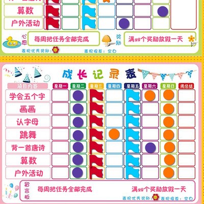 圆形冰箱磁贴圆点黑板白板教学教具磁力贴片磁性贴纯色Z奖惩磁贴