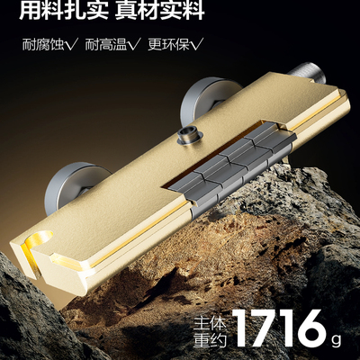 淋浴花洒套装家用精铜恒温沐浴