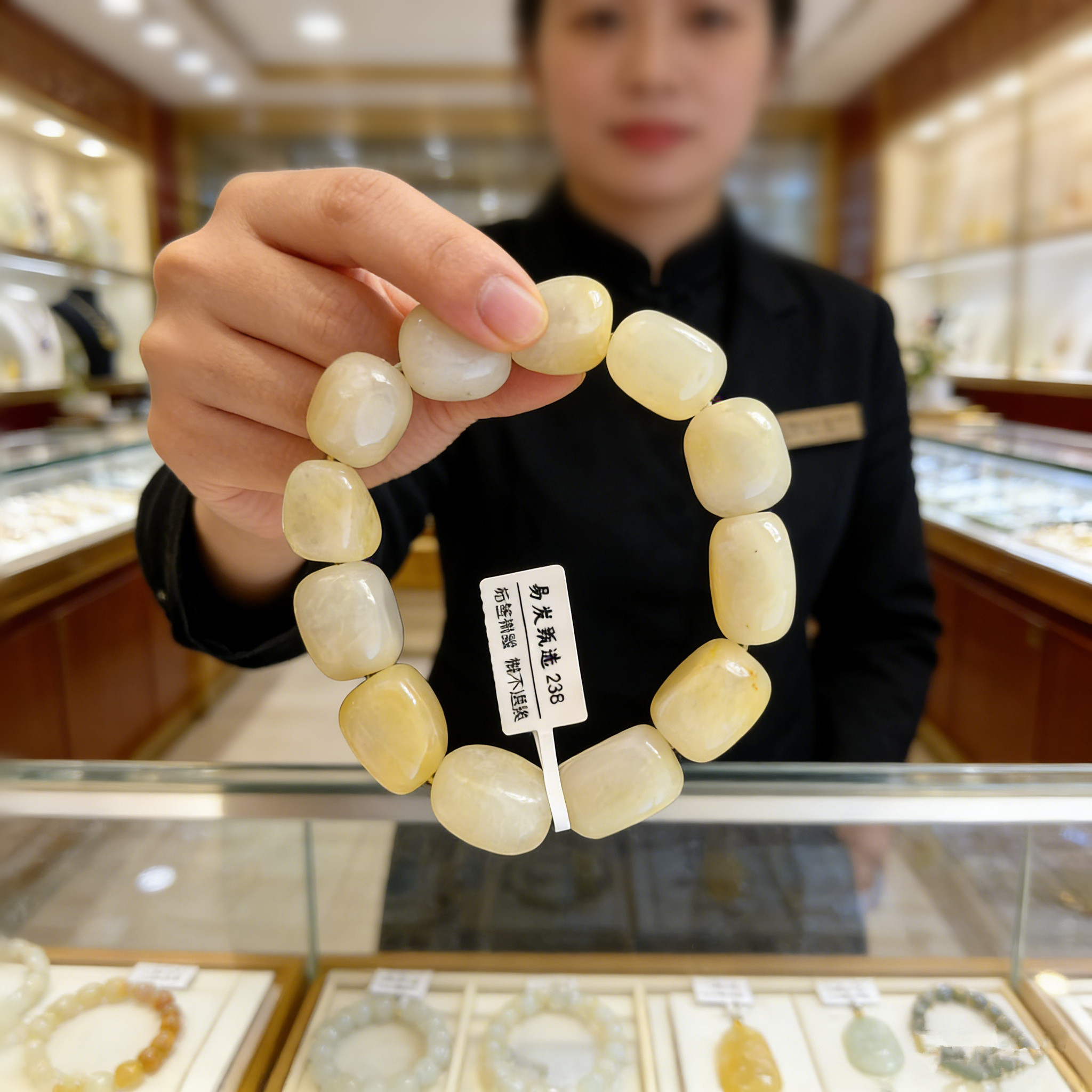 籽料原石手串高端文玩天然保真