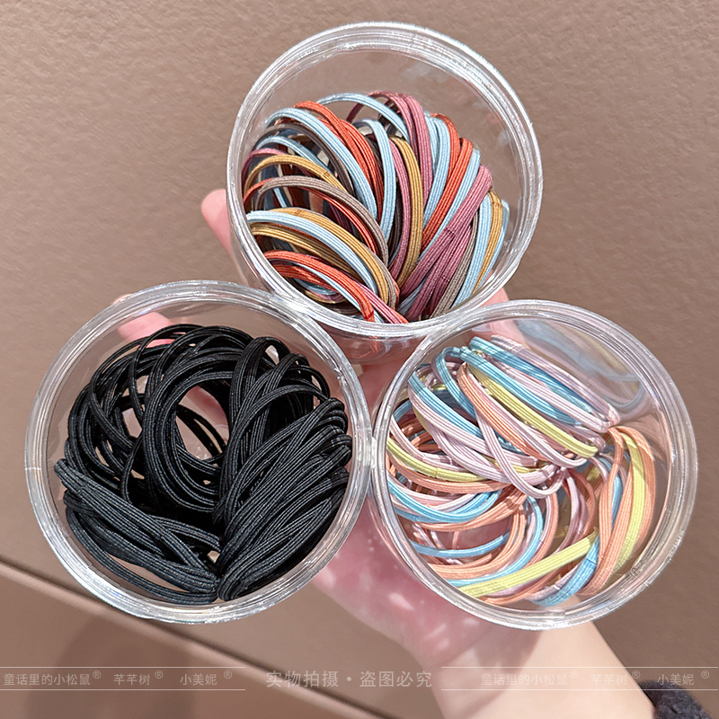 中大童发圈儿童扎高马尾头绳百搭