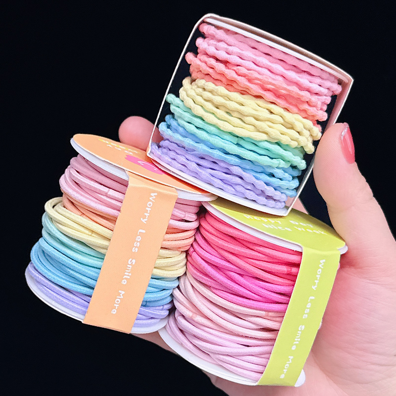 中大童发绳高弹力扎发不伤发皮筋