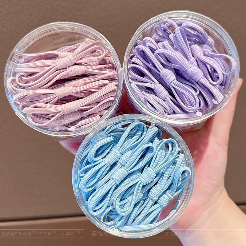 成人简约头绳公主百搭不伤发发绳