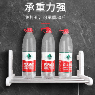 卫v生间浴巾烘干架家用智能加热恒温置物 免打孔电热毛巾架壁挂式