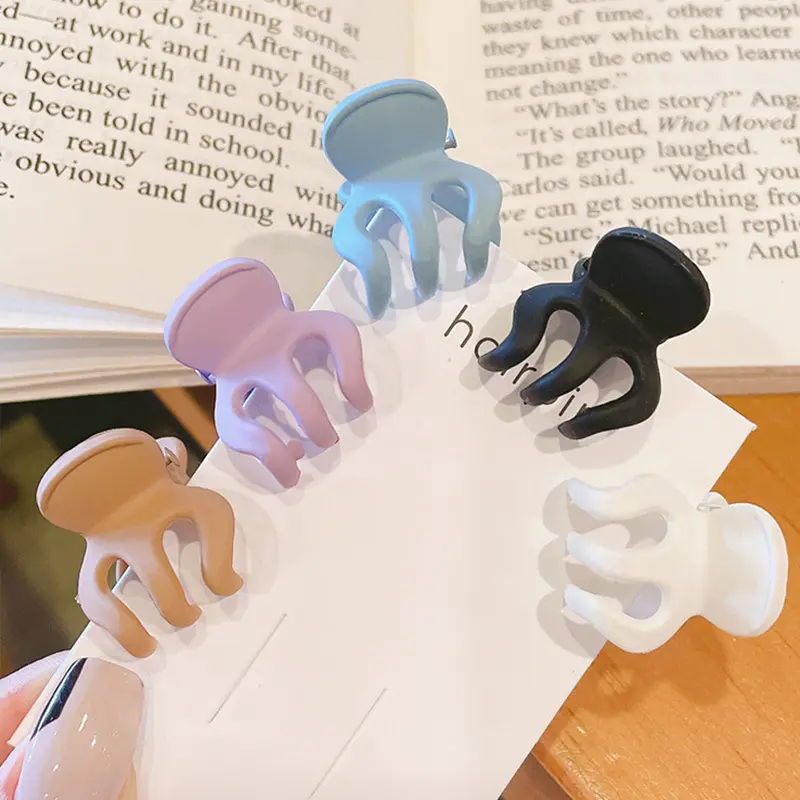 同款高马尾固定抓夹简约黑色小号侧边发卡日韩磨砂发饰