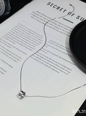 s925纯银项链女款圆环小蛮腰吊坠蛇骨链简约百搭时尚毛衣链锁骨链