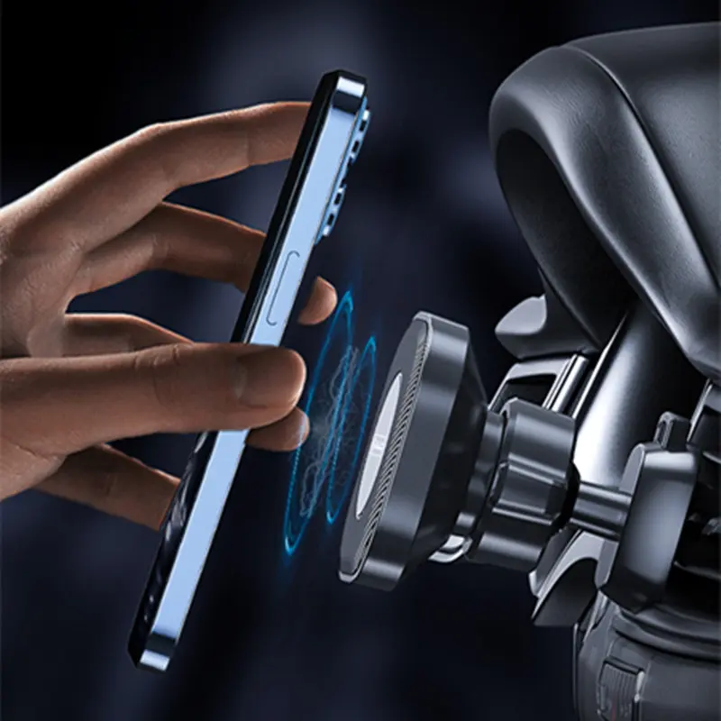 车载手机支架2025新款车用磁吸式汽车空调出风口上支撑导航专用架