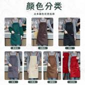 广告围裙新款 防水防油围腰厨房餐饮专用工作服女耐脏礼品定制logo