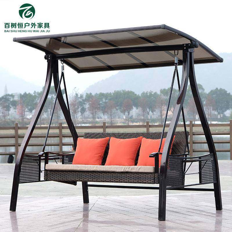 花园庭院别墅室外铸铝秋千椅双人三人位铝制摇椅秋千休闲户外摇摆,住宅家具,摇椅,淘宝优惠券,粉丝福利购,淘宝优惠卷