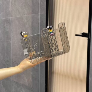 厕所纸巾盒卫生间壁挂式客厅高级感轻奢2025新款悬挂洗手间厨房