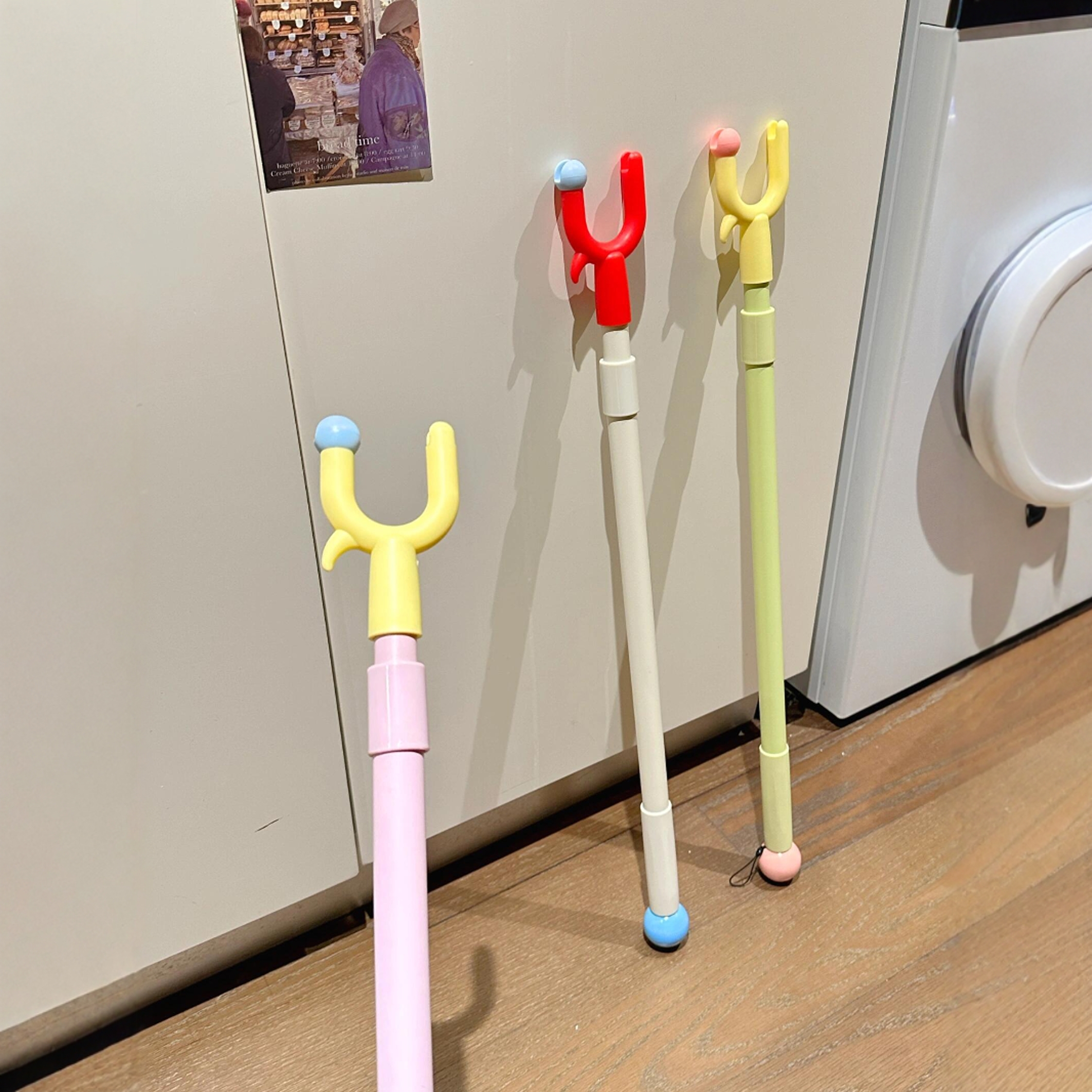 这个多巴胺晾衣叉也太有生命力了