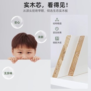 实木书柜学生h家用儿童书架落地置物架客厅办公室收纳储物柜子靠