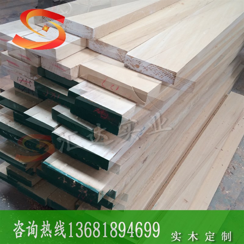 印尼白木c实木木方原木料家具料桌面台面板材木材牌匾料定制