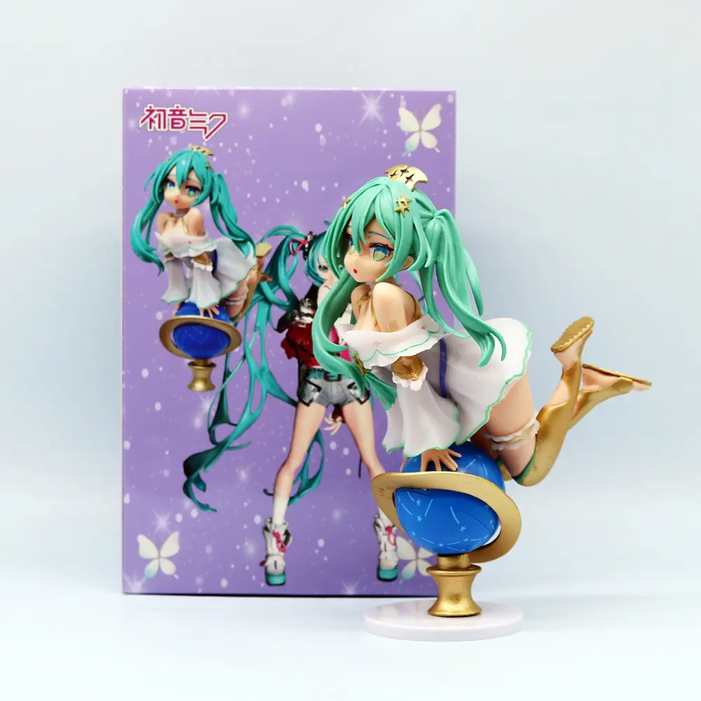 初音未来 纪念赏地球仪初音公仔 模型 景品TAITO初音摆件