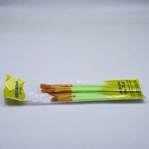 热卖水粉水彩绘画笔刷油画笔塑料杆10支套装