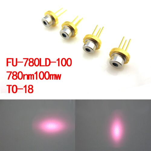 780nm100mw近红外激光二极管 5.6mm外径激光头原装进口激光管