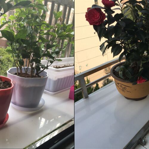 防盗网窗台垫板PP塑料阳台花盆防护栏挡风板防水防晒食品级胶垫板