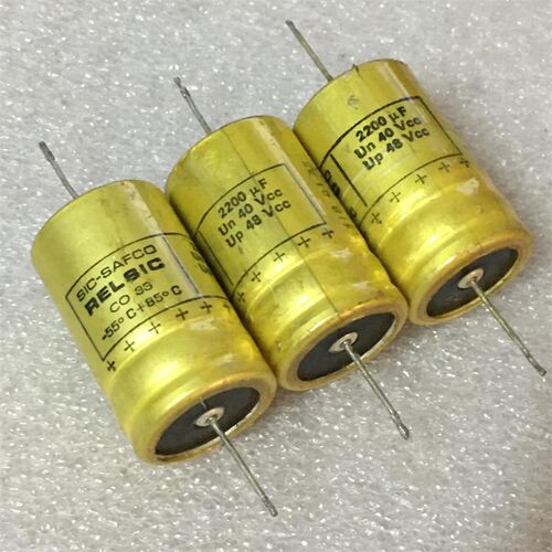 拆机 法国SIC-SAFCO CO33系列 2200UF 40V 发烧胆机音频电解电容