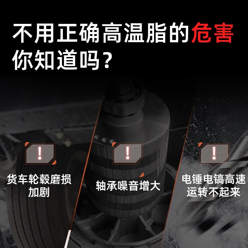 耐高温加氢合成黄油高速轴承专用润滑脂高温黄油600度白油润滑脂