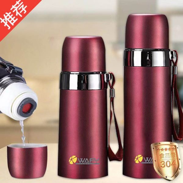 保温杯带杯盖两用不锈钢保温怀男士2021新款宝温杯一盖女大量水杯