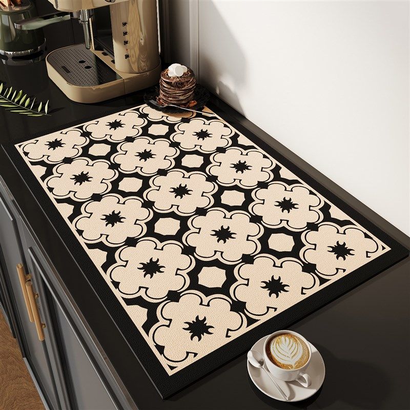 厨房沥水垫台面硅藻泥防油可擦免洗水垫专用耐脏家用Y洗碗槽吸水,居家布艺,厨房地垫,淘宝优惠券,粉丝福利购,淘宝优惠卷