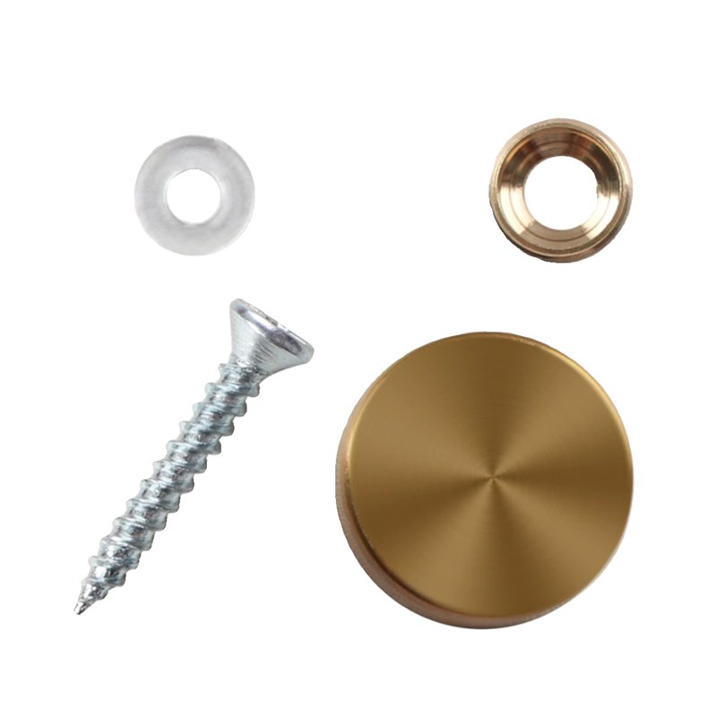 不锈钢304镜钉玻璃钉装饰盖螺丝帽E玻璃亚克力广告钉固定镜子盖扣