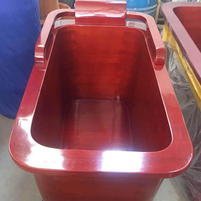 日式无桶箍浴缸木木桶浴桶橡成人洗桶泡澡浴盆加厚叠板实木浴CYT-