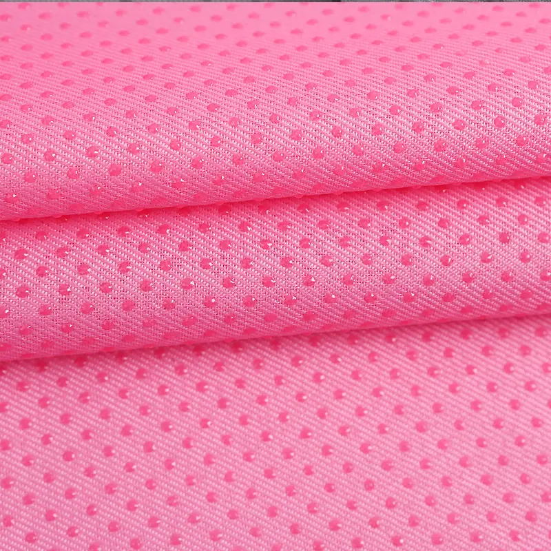 斜纹沙发垫防滑布 点塑床垫防滑布 狗窝滴塑布 鞋底功能性止滑布