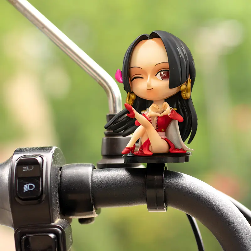 可爱海泽王电动车配饰海贼车载摆件自行摩托车头盔装饰品挂件