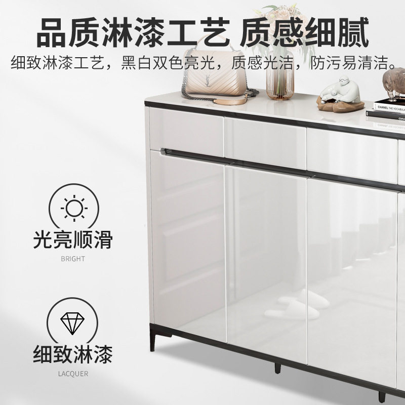 简约烤漆鞋柜家用进门口入户门厅玄关2025新款爆款轻奢阳台柜