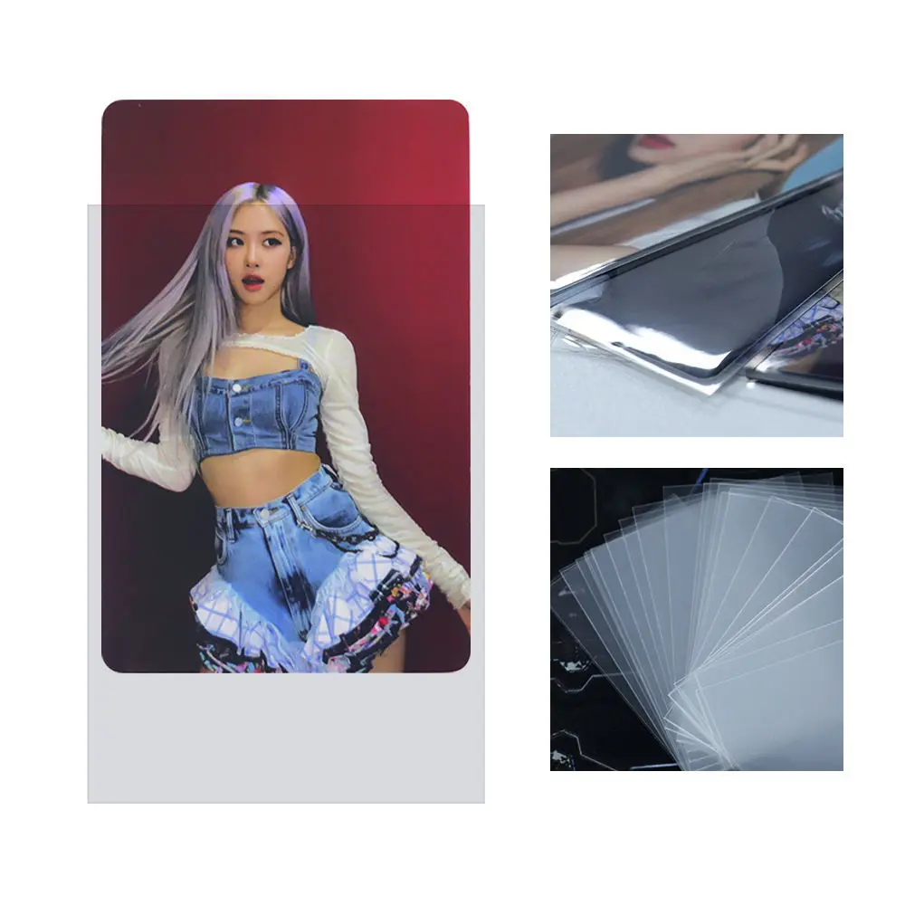 简约二层卡膜3寸透明卡套ringnote卡膜塑料小卡