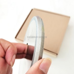 東莞修整工業(yè)陶瓷治具用1EE1雙斜邊120度V型金鋼石砂輪片角度精準(zhǔn)