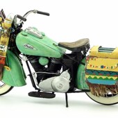 覆古手工工艺礼品摆饰彷古铁艺1953年老式 机车模型装 饰摆饰生日礼