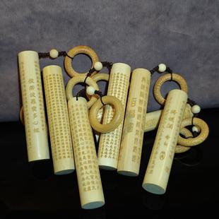 文玩罗汉竹玉竹实心竹手把件老玉竹挂件高密度竹子鱼子纹随身小众