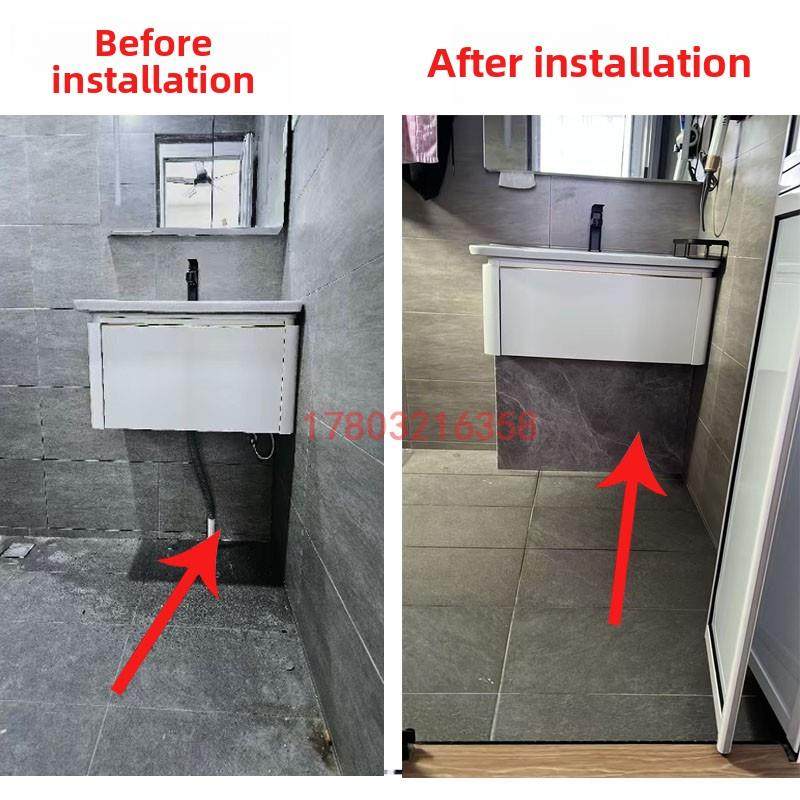 包管道护角遮挡 下水道装饰板厨房燃气卫生间pvc装饰护板包管神器