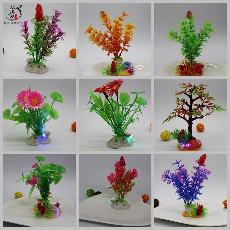 西餐桌菜品装饰拼盘创意寿司摆盘小花点缀刺身仿真假花草酒店盘饰