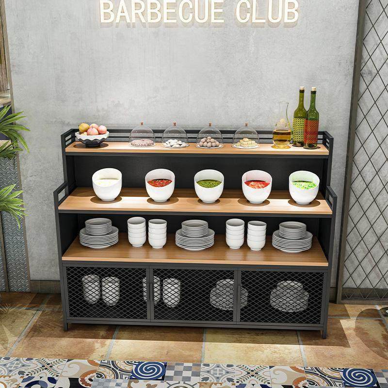 餐厅火锅店调料桌串串香烤肉麻辣烫小配料台酱料商用自助水果凉菜