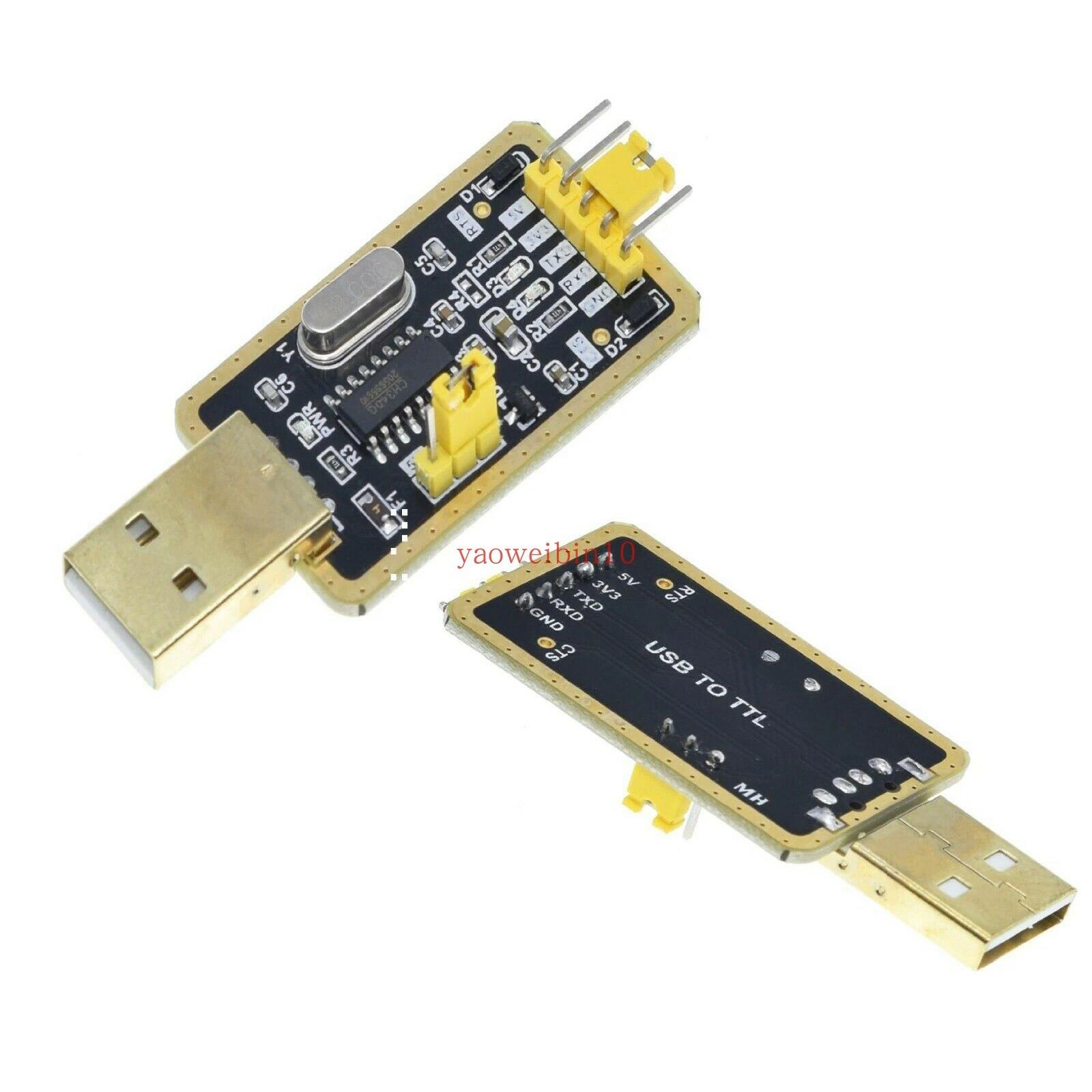 CH340G RS232升级USB转TTL模块转串口中九升级小板 刷机小板