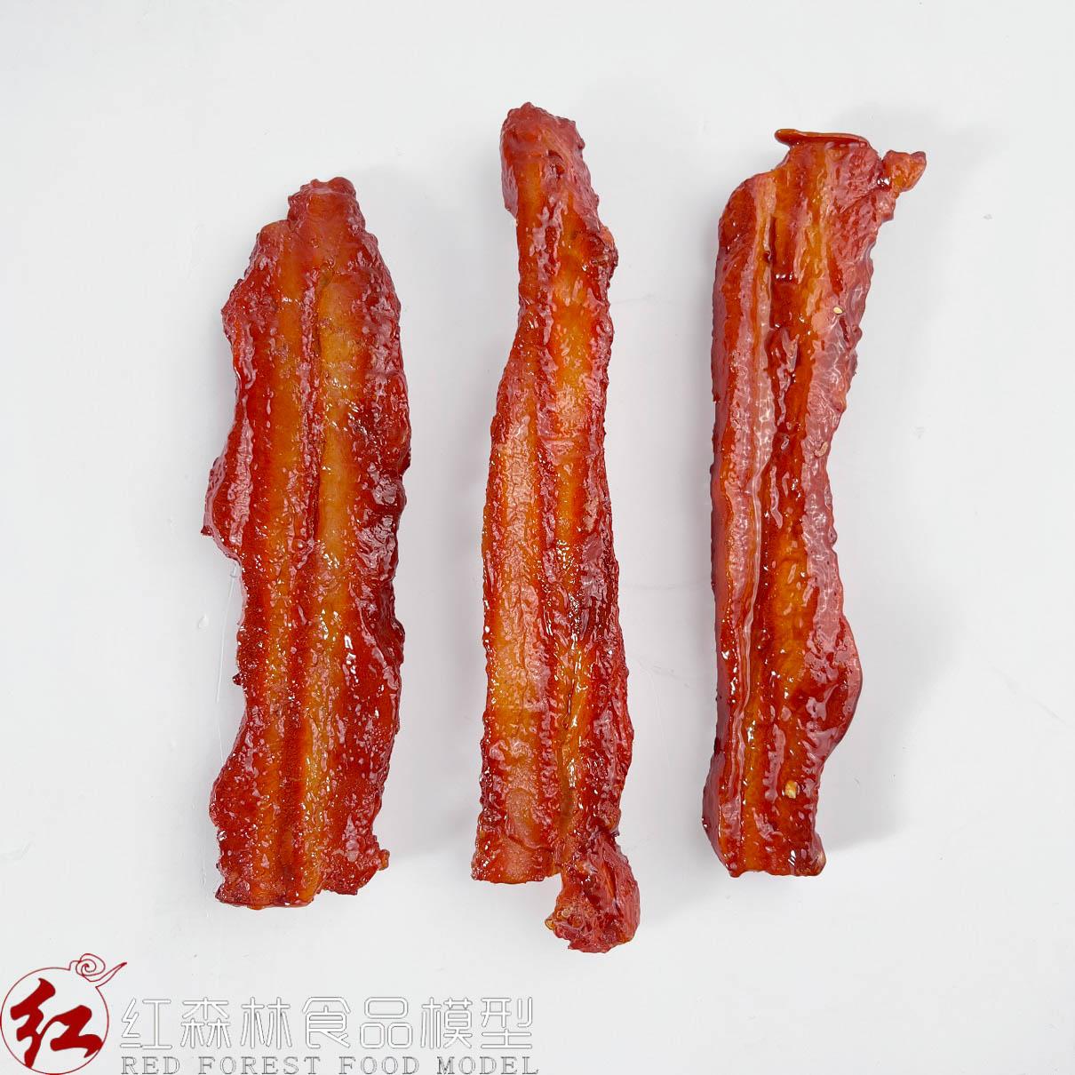 叉烧肉食品模型厨房样品菜酒店装饰餐厅摆件