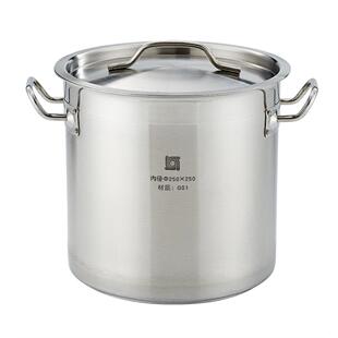 双耳复底桶连盖矮仔炉燃气煲仔炉电磁炉用熬汤复合汤桶不锈钢汤锅