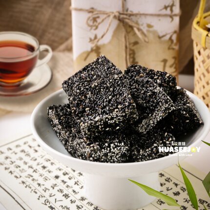 Huaseejoy/花熹锦元气黑芝麻酥108g礼盒糖酥点心上海特产伴手礼