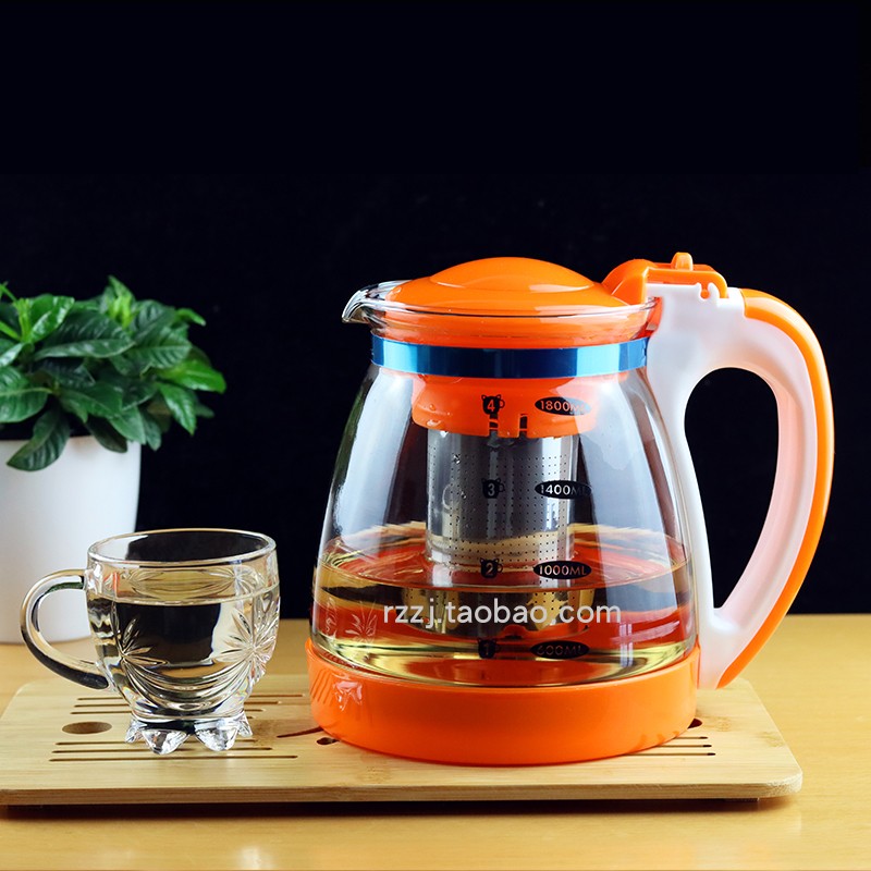 12升/15升/18升茶壶玻茶道家用壶耐热大小容量泡茶壶家用杯子茶具