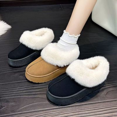 雪地靴冬季短筒保暖防滑软底