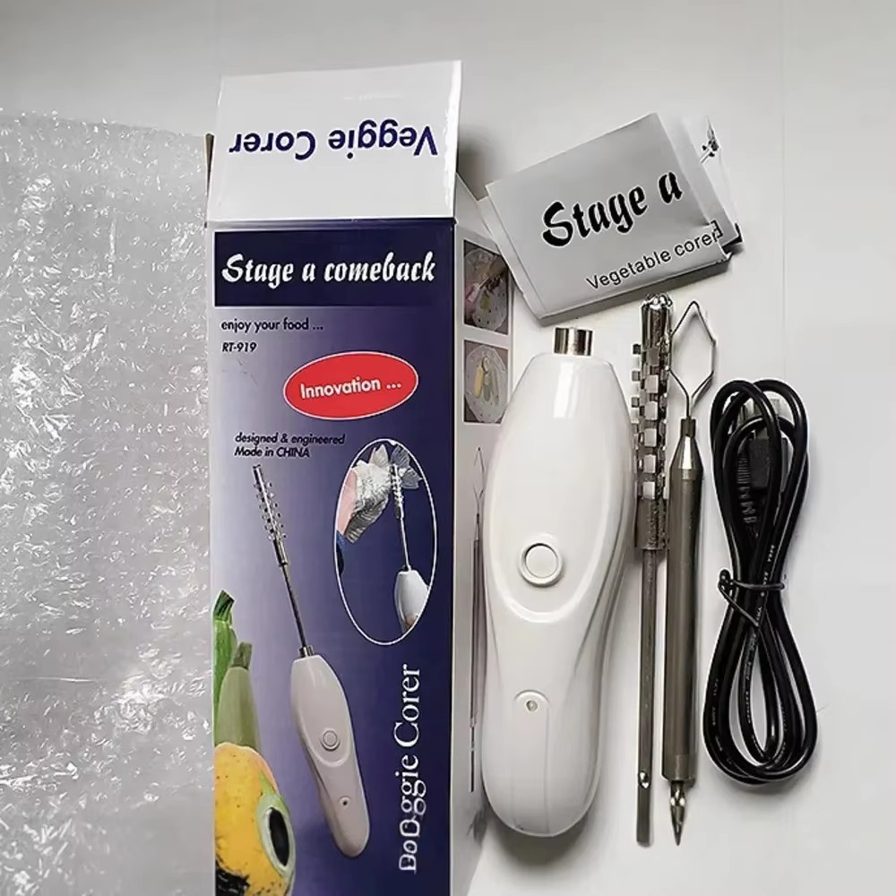 多功能果蔬挖心器电动商用刮鱼鳞工具便捷挖孔器家用小型打蛋机器