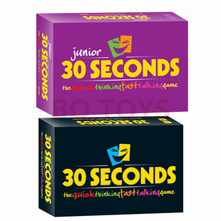 SECONDS GAME English 疯狂30秒英语游戏卡牌思维英文聚会桌游