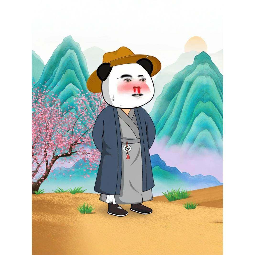 虾仁摆件此去半生盲盒立牌人物周边手办模型车载桌面搞笑沙雕挂件